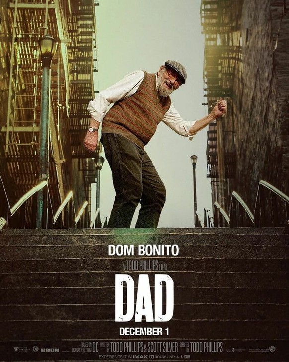 Sohn lässt Vater in bekannten Filmen auftreten. Zumindest theoretisch.