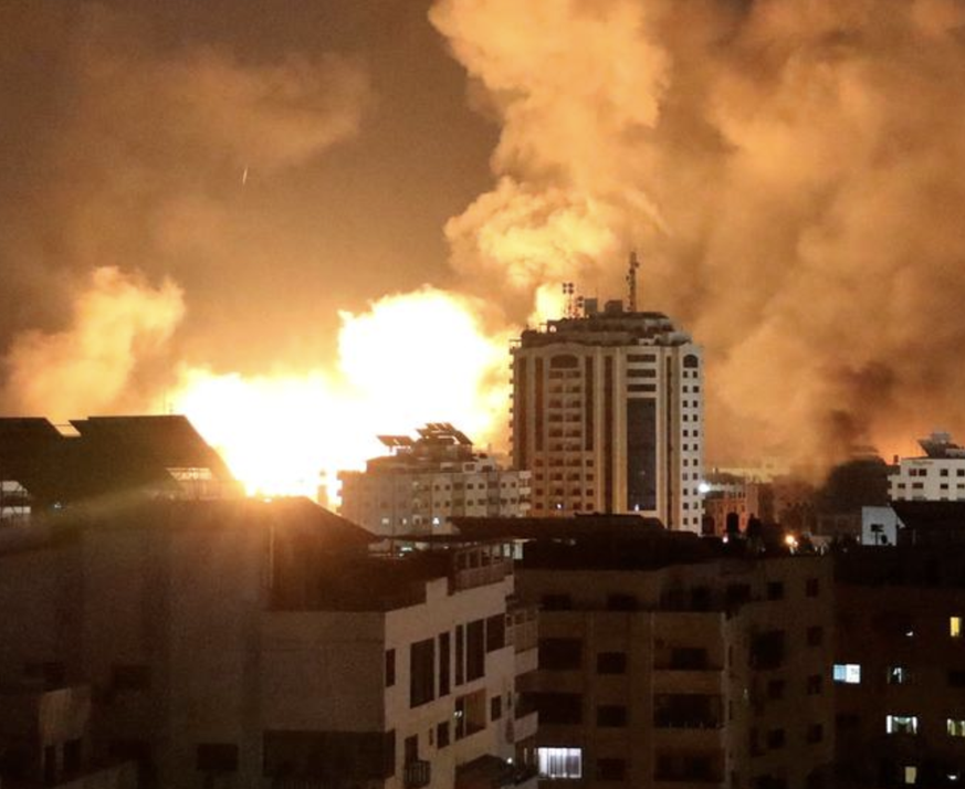 Gaza hôpital 200 missile frappes Palestine