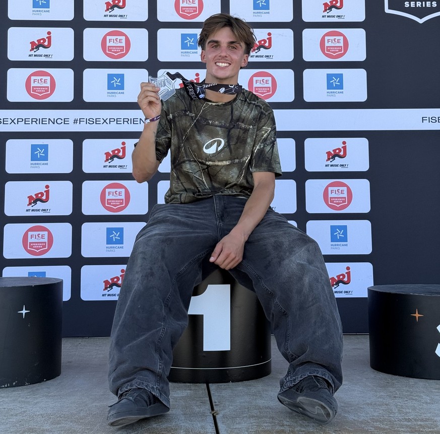 Ancien skieur junior d'élite, Enak Markwalder a gardé son esprit compétiteur.