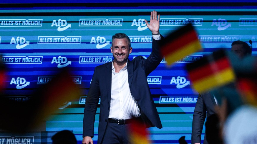 Ulrich Siegmund AfD, Sachsen-Anhalt - Wahlkampfauftaktveranstaltung der AfD Sachsen-Anhalt in der Messe Magdeburg am Sonnabend, den 18. Juli 2026 in Magdeburg. *** Ulrich Siegmund, AfD, Saxony-Anhalt: ...