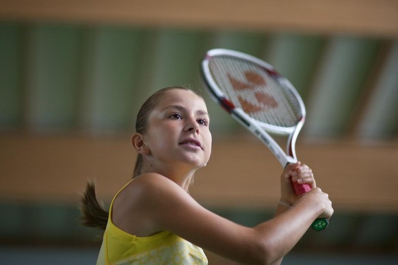 Belinda Bencic à 12 ans.