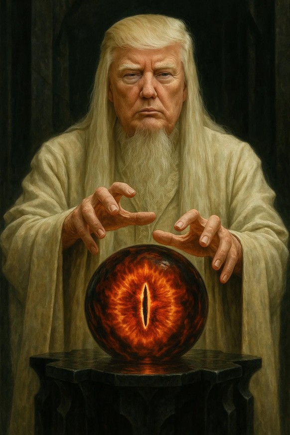 Donald Trump en Saruman
