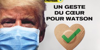Personnaliser les affiches de l'OFSP? Oui, mais interdit d'écrire «Trump»!