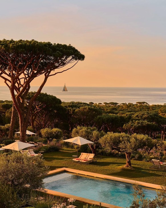 Le couloir de nage de l'hôtel.