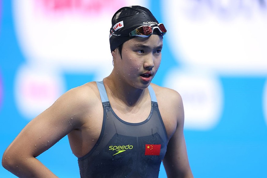 Une enfant marque les Mondiaux de natation de son empreinte