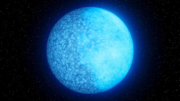 White Dwarf Star Janus: rendu d'artiste des deux surfaces différentes.
