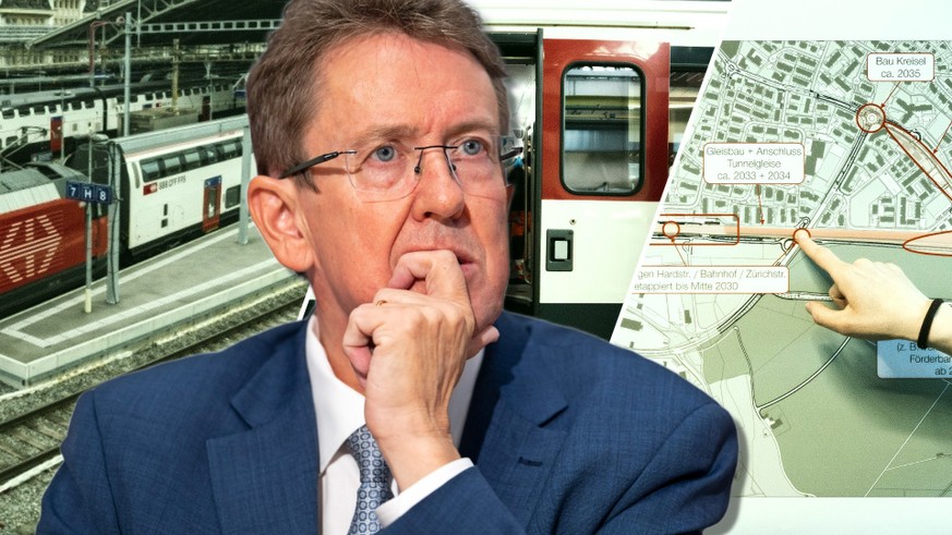Le conseiller fédéral Albert Rösti, en charge des transports, porte le projet Transport’45, qui prévoit des milliards d’investissements dans le rail et la route.
