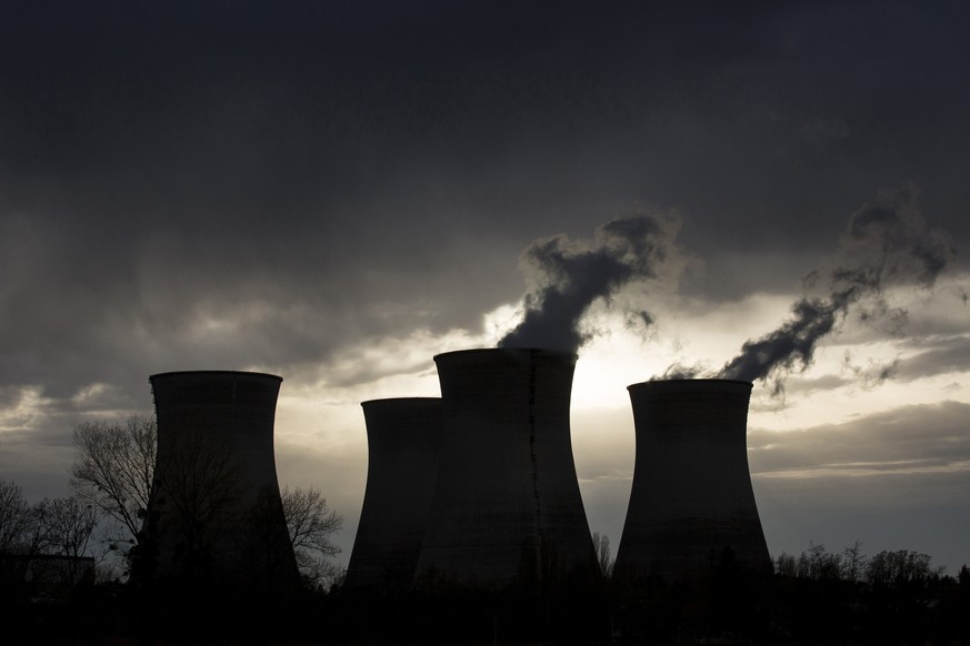 FILE - This Friday, April 11, 2015 file photo shows a view of the Bugey nuclear plant in Saint-Vulbas, near Lyon, central France. France&#039;s nuclear safety authority gave its green light on Thursda ...