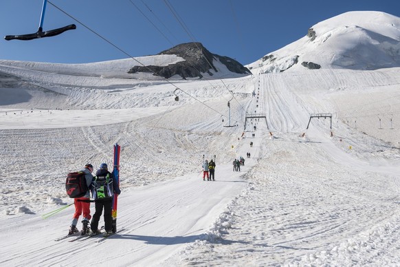 Comme ici, à Saas-Fee, en 2019.