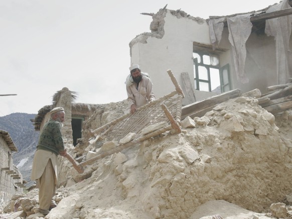 Fr�quents, les s�ismes peuvent �tre particuli�rement ravageurs en raison de la faible r�sistance des maisons afghanes rurales. (photo d&#039;archive)