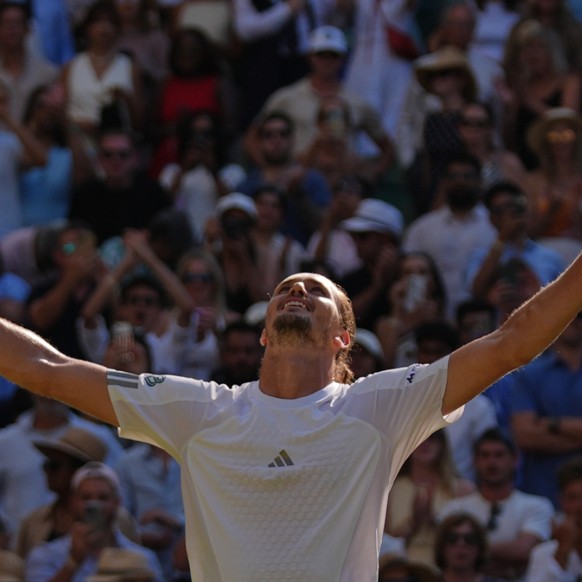 Alexander Zverev est en quart de finale de Wimbledon