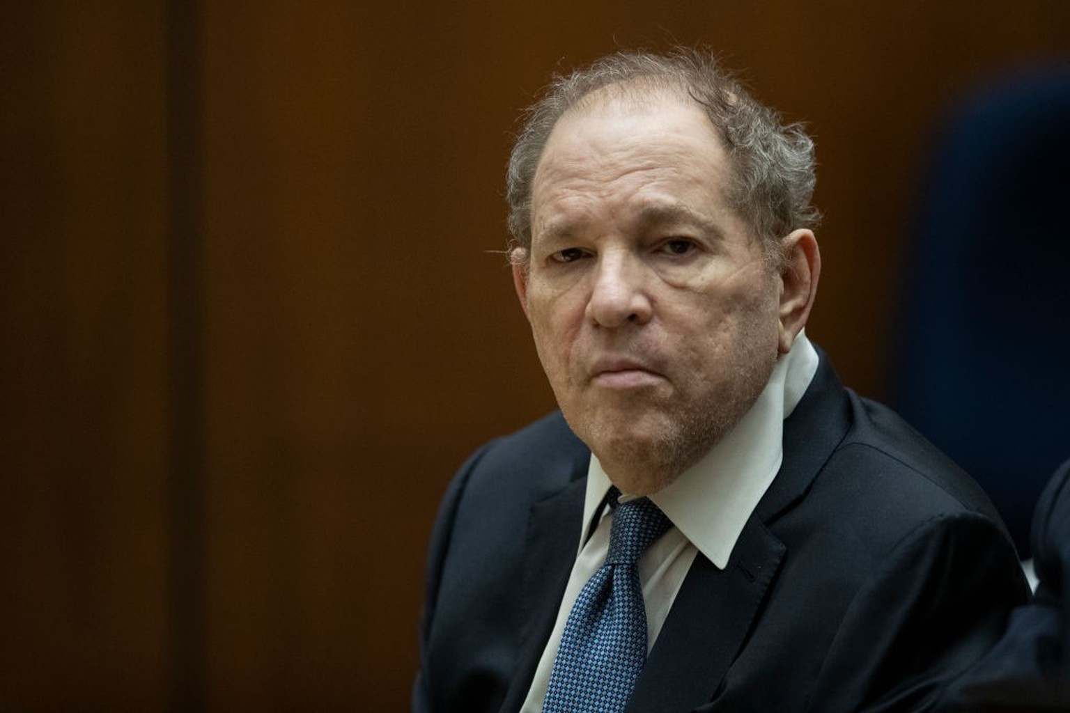 LOS ANGELES, CA - OCTOBER 04: Former film producer Harvey Weinstein appears in court at the Clara Shortridge Foltz Criminal Justice Center on October 4, 2022 in Los Angeles, California. Harvey Weinste ...