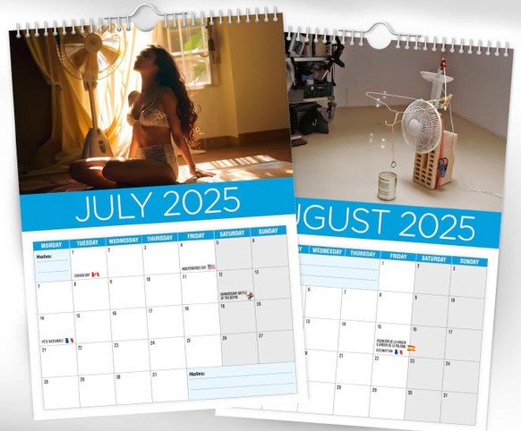 Le calendrier OnlyFans 2025