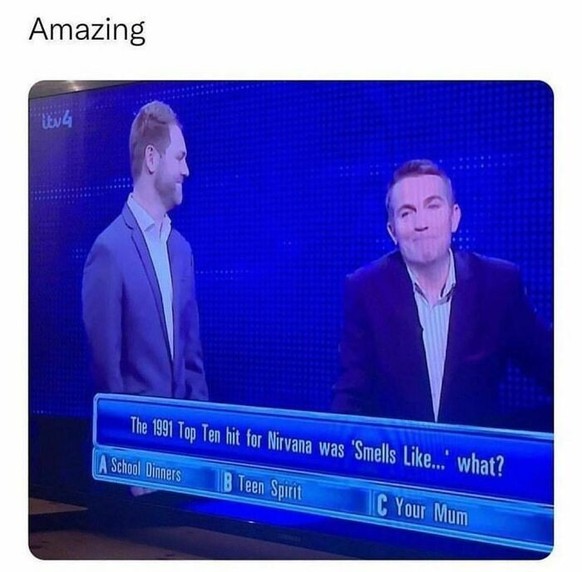 Lustige Briten in Quiz-Show als Meme