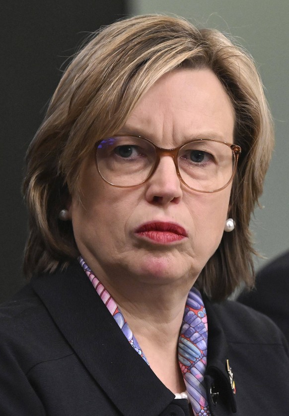 Europol s report Decoding the EU s most threatening criminal networks BRUSSELS, BELGIUM - APRIL 05: Press conference with Catherine De Bolle, Executive Director of Europol concerning Europol s report  ...