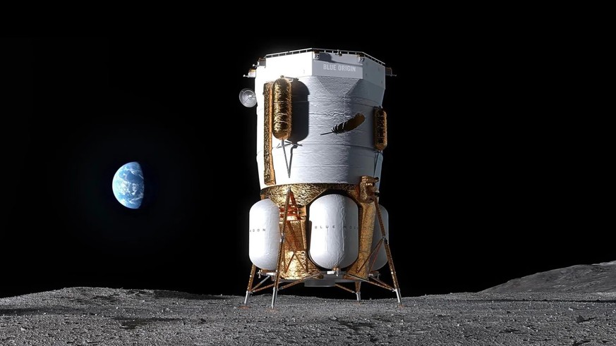 MK1 mesure huit mètres de haut et doit atterrir sur la Lune.