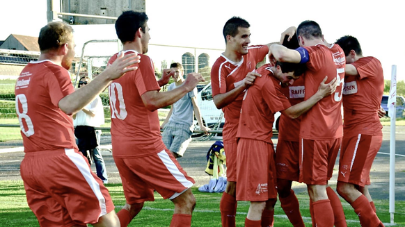 Les joueurs du FC Thierrens.