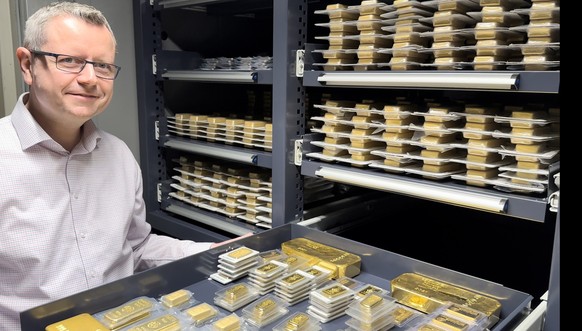 Im Schweizer Edelmetallbunker von Robert Vitye, Gründer der Solit-Gruppe. Hier lagert er Gold, Silber, Palladium und Platin im «hohen dreistelligen Millionenbereich».