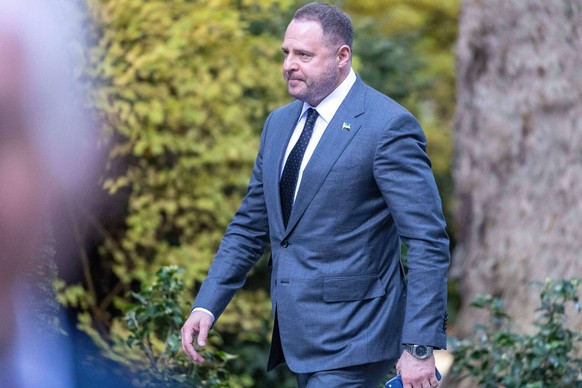 Andriy Yermak, ici lors d'une visite à Londres, en octobre 2025.