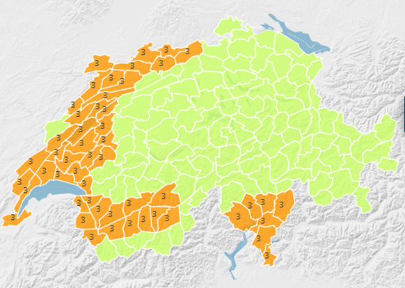 A noter qu&#039;une bonne partie de la Suisse romande est classée en danger de canicule de degré 3 par Météo Suisse👇.