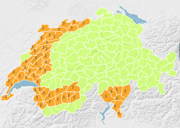 A noter qu'une bonne partie de la Suisse romande est classée en danger de canicule de degré 3 par Météo Suisse👇.