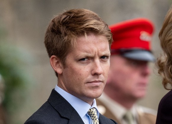 LEEDS, ENGLAND - SEPTEMBER 22: Hugh Grosvenor, Duke of Westminster attends a Consecration Service at Bramham Park on September 22, 2018 in Leeds, England. Prince Charles, who is the Royal Honorary Col ...