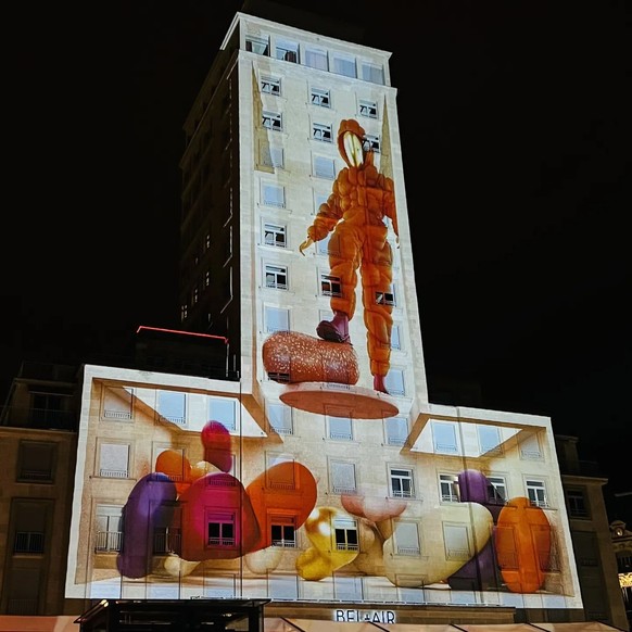 L'installation à Bel-Air que fustige le jeune homme.