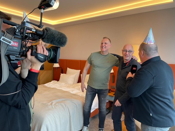 la RSI surprend Jean-Marc Richard pour ses 34 ans à l&#039;Eurovision