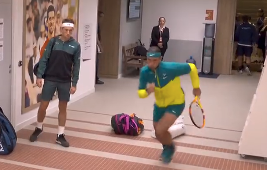 Casper Ruud a-t-il été impressionné par l'échauffement de Rafael Nadal juste devant lui dans les vestiaires, avant la finale de Roland-Garros?
