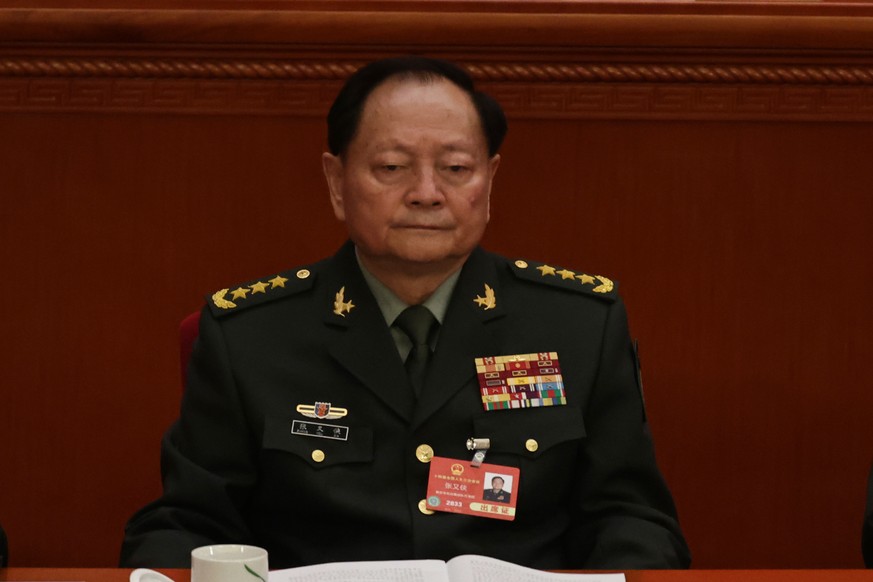 epa11941810 Vice Chairman of the Central Military Commission of the People's Republic of China, General Zhang Youxia attends the opening ceremony of the Third Session of the 14th National People& ...