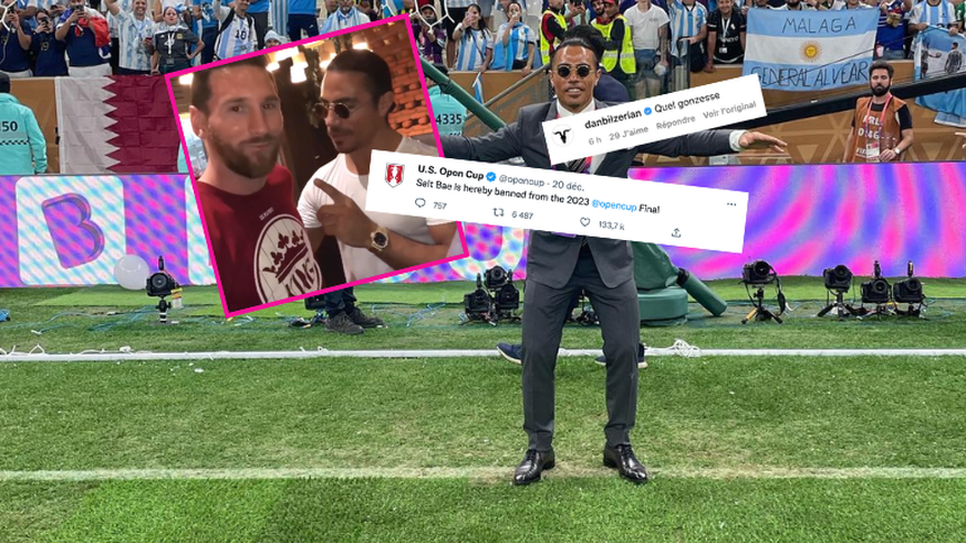 Salt Bae ne s&#039;est pas fait que des amis lors de la Coupe du monde. Après avoir forcé Messi à faire un selfie, le boucher a tenté de démontrer qu&#039;ils se connaissaient, tout en se faisant tras ...