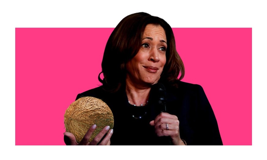 Pourquoi Kamala Harris provoque une pluie de noix de coco sur le web