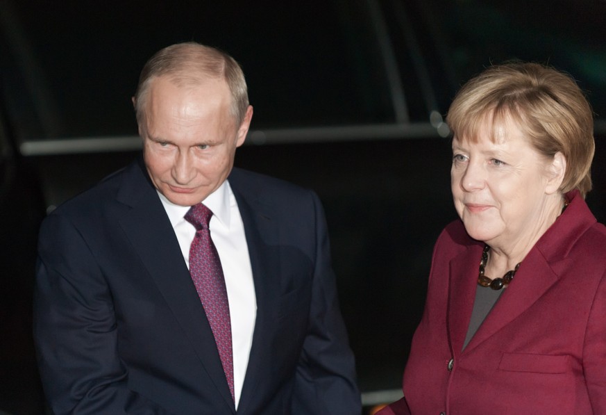 Rencontre Merkel-Poutine, Berlin, 19 octobre 2016.
