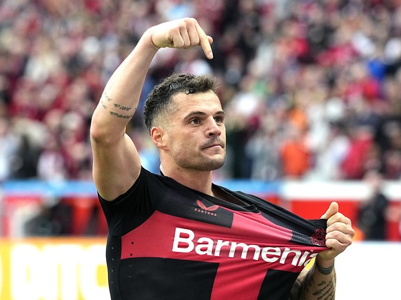 Granit Xhaka savoure son premier titre en Bundesliga