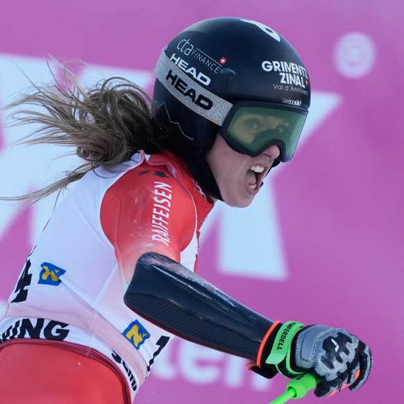 Camille Rast a obtenu samedi le meilleur résultat de sa carrière en géant