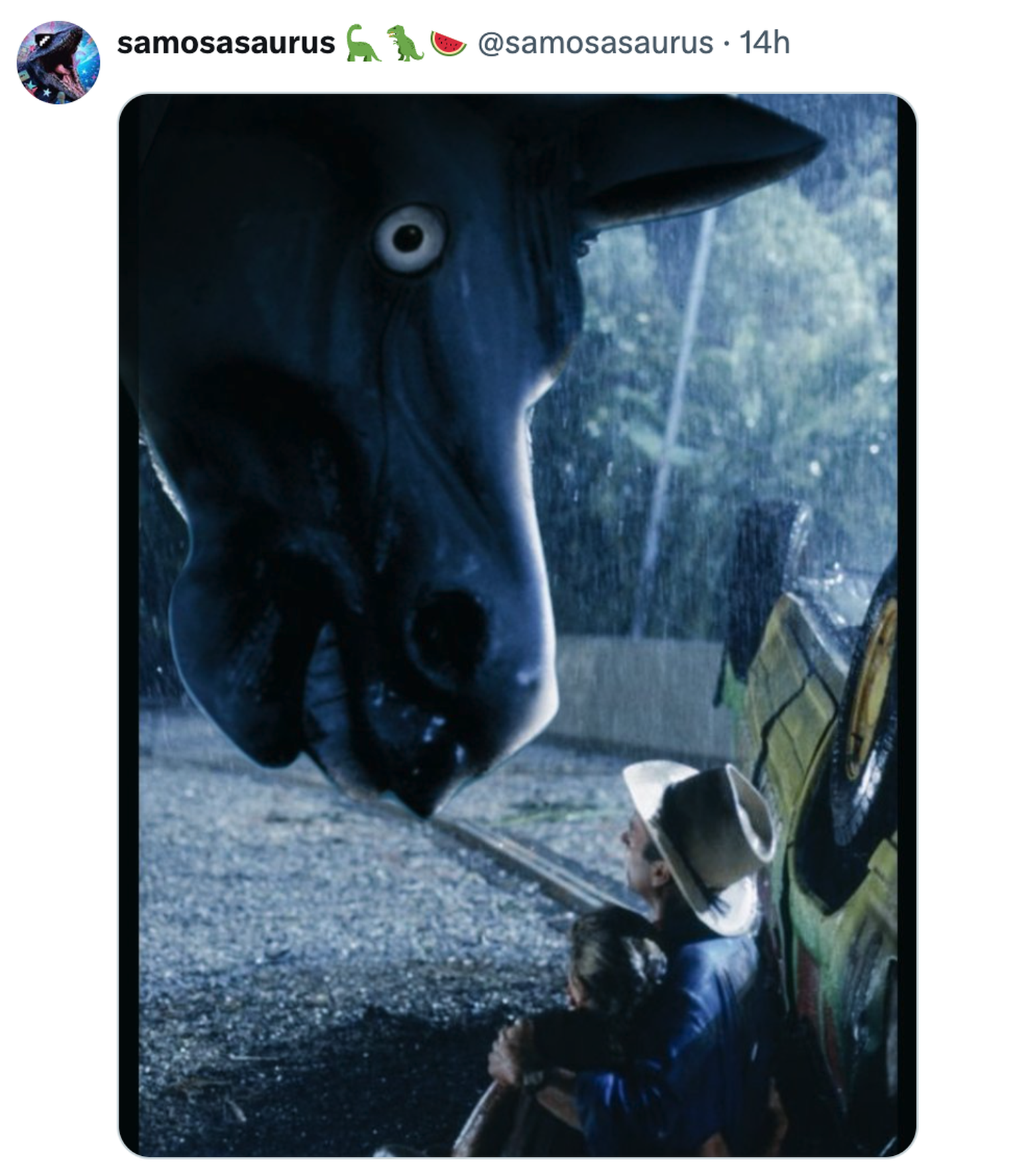 Capture d&#039;écran d&#039;un tweet sur X.