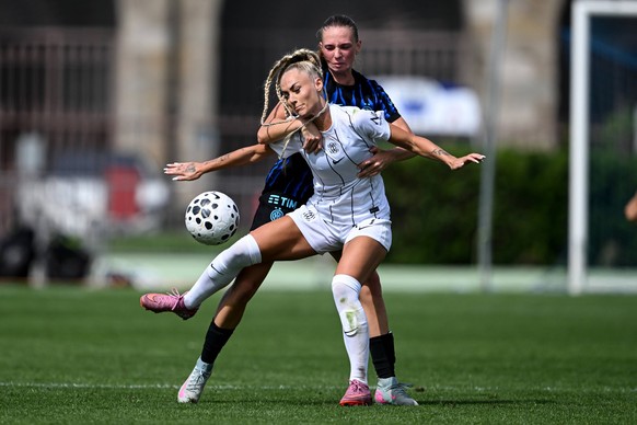 CALCIO - Serie A Femminile - Serie A Women s Cup - ACF Fiorentina vs FC Como Women FC Como Women s forward Alisha Lehmann during Serie A Women s Cup - ACF Fiorentina vs FC Como Women, Italian football ...