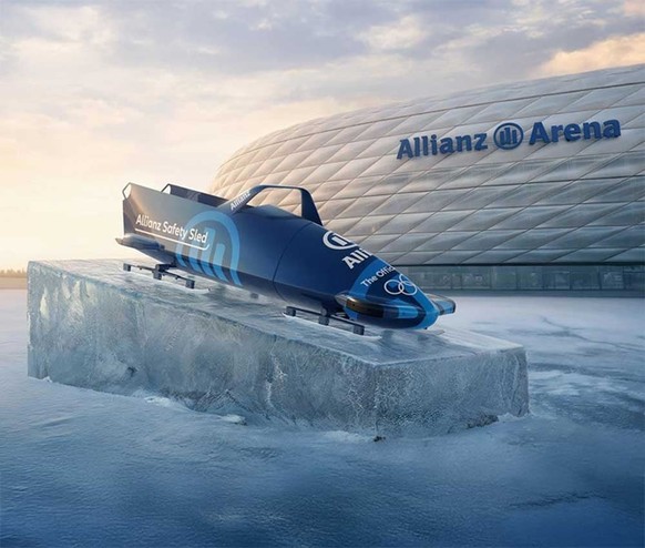 Le bob Allianz équipé du halo.