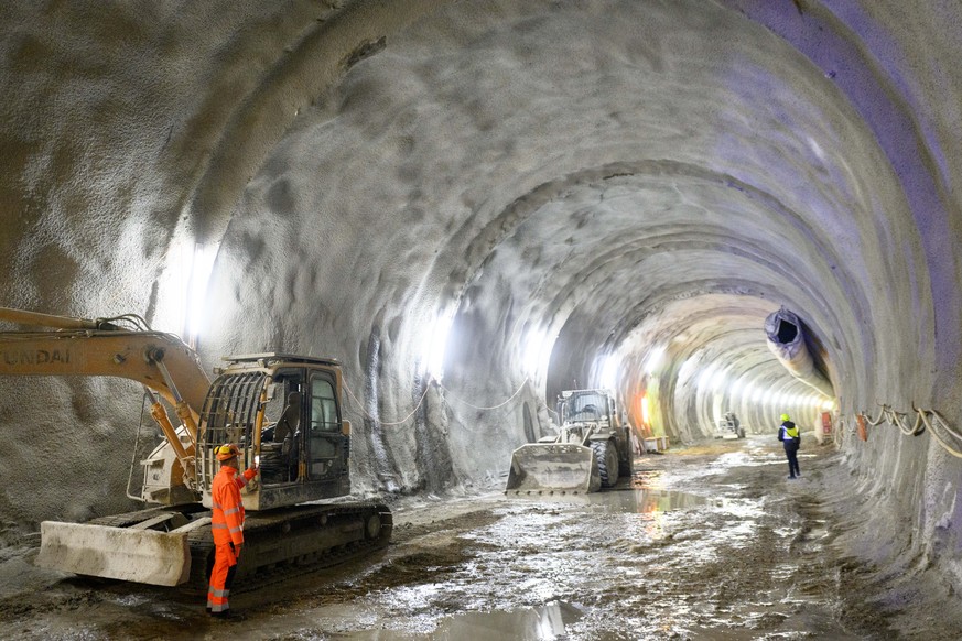 Le percement du tunnel des Evouettes, en Valais, a été très complexe.