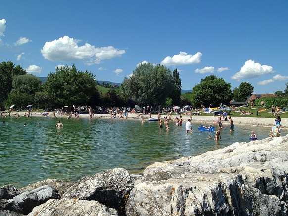 Plage communale de Cortaillod