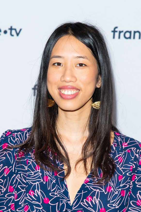 Linh-Lan Dao lors du photocall dans le cadre de la conf�rence de presse de France T�l�visions au Pavillon Gabriel � Paris, France, le 24 ao�t 2021. Pierre Perusseau/Bestimage Celebs during the photoca ...