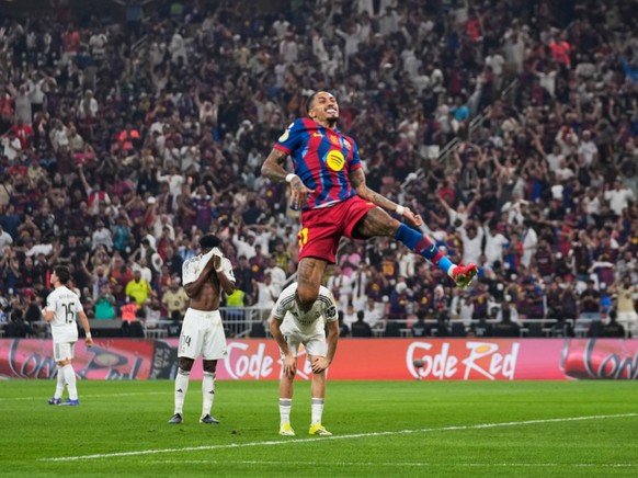 Raphinha, auteur d'un doublé, a été décisif pour le Barça