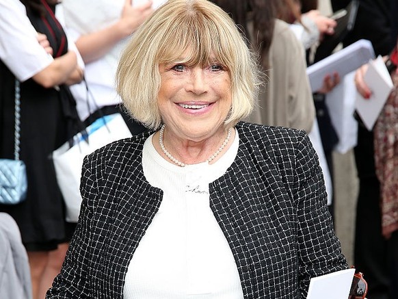 PARIS, FRANCE - JULY 05: Marianne Faithfull arrives at the Chanel Haute Couture Fall/Winter 2016-2017 show as part of Paris Fashion Week on July 5, 2016 in Paris, France. (Photo by Pierre Suu/Getty Im ...