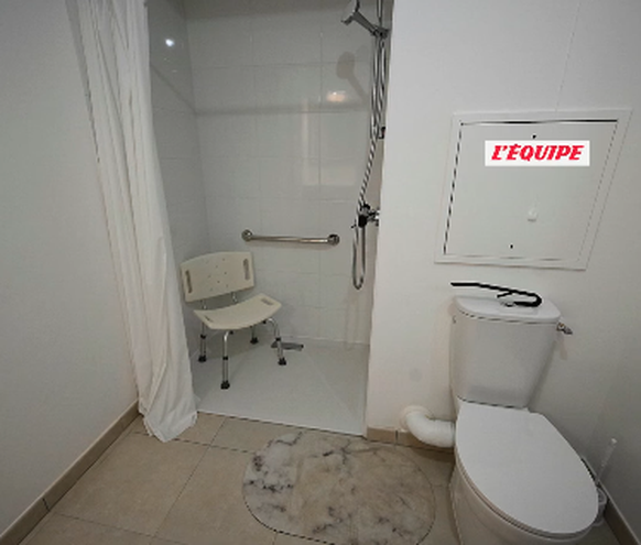 La salle de bain.