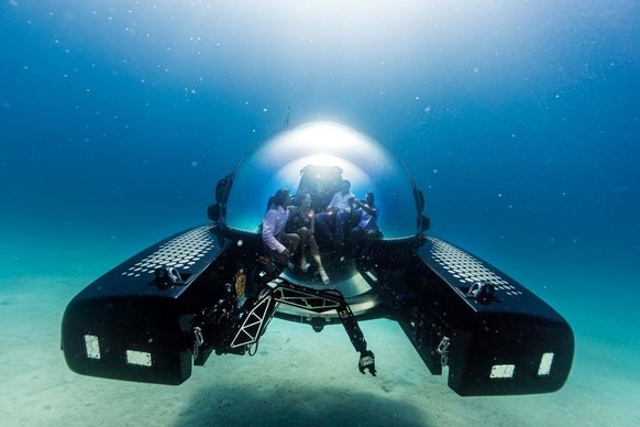 Le modèle Triton 1650/7 permet aux compagnies de croisière et aux voyagistes, selon l'entreprise, «de proposer des plongées submersibles exclusives et intimes aux grandes familles et aux petits groupe ...