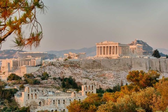 L'Acropole à Athènes, en Grèce.