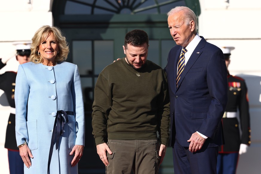 Volodymyr Zelensky est allé à la rencontre de Joe Biden