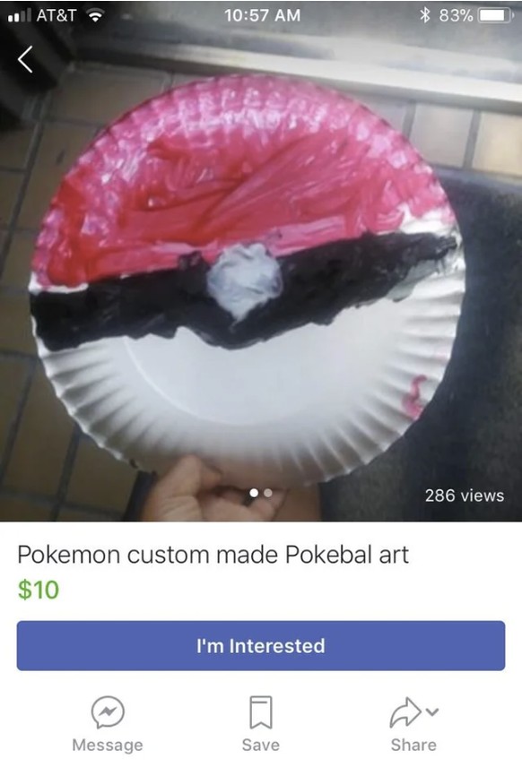 Lustige Artikel auf Facebook marketplace