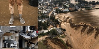 15 photos qui montrent l'ampleur des intempéries en Europe