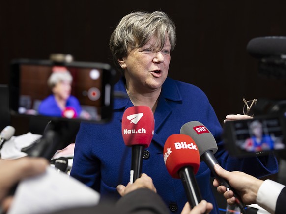 Les milieux �conomiques saluent les conclusions de la Commission d&#039;enqu�te parlementaire (CEP) sur la chute de Credit Suisse. Ici, Isabelle Chassot, pr�sidente de la CEP. (archive)